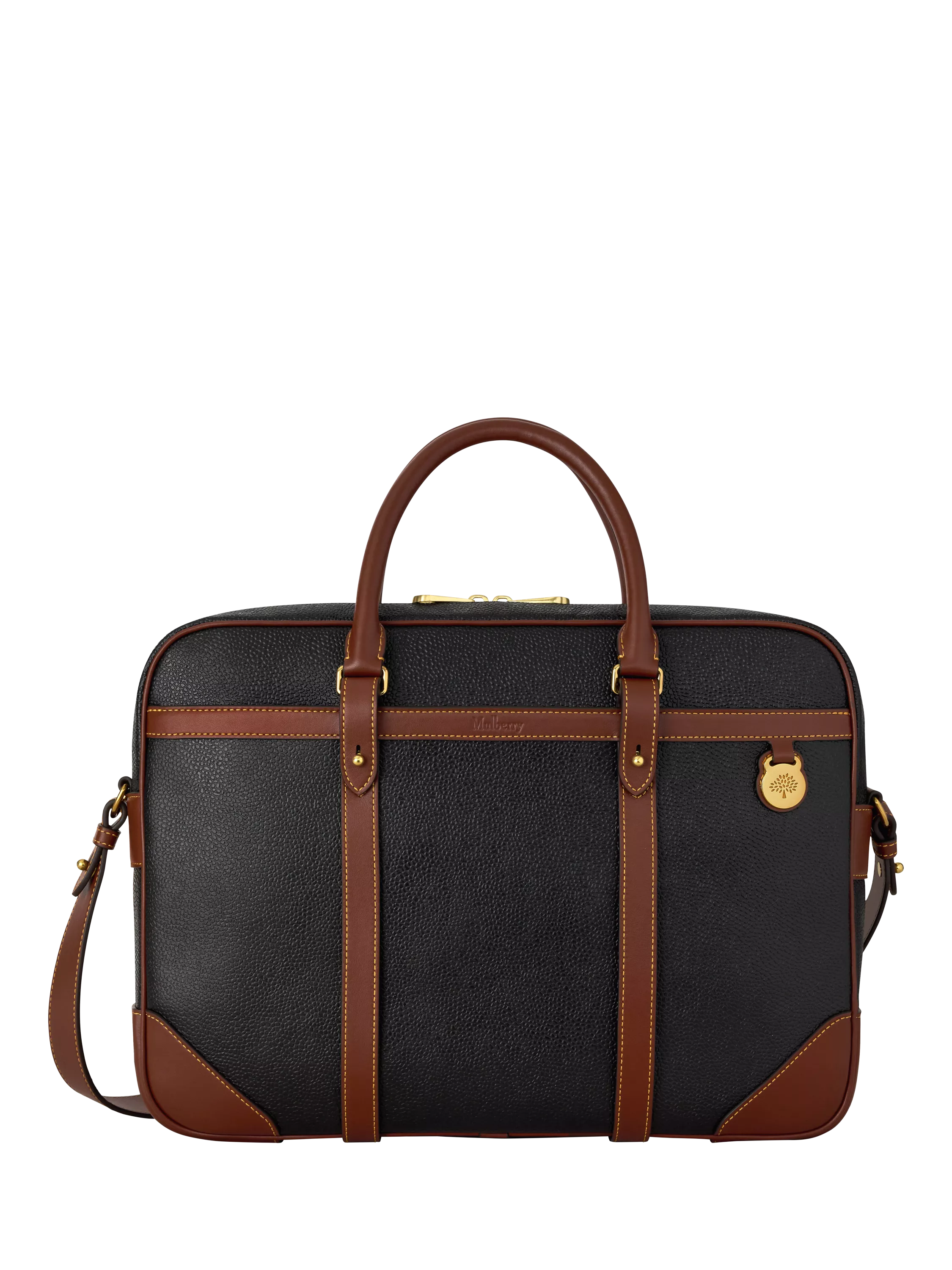 Mulberry Scotchgrain Heritage Briefcase