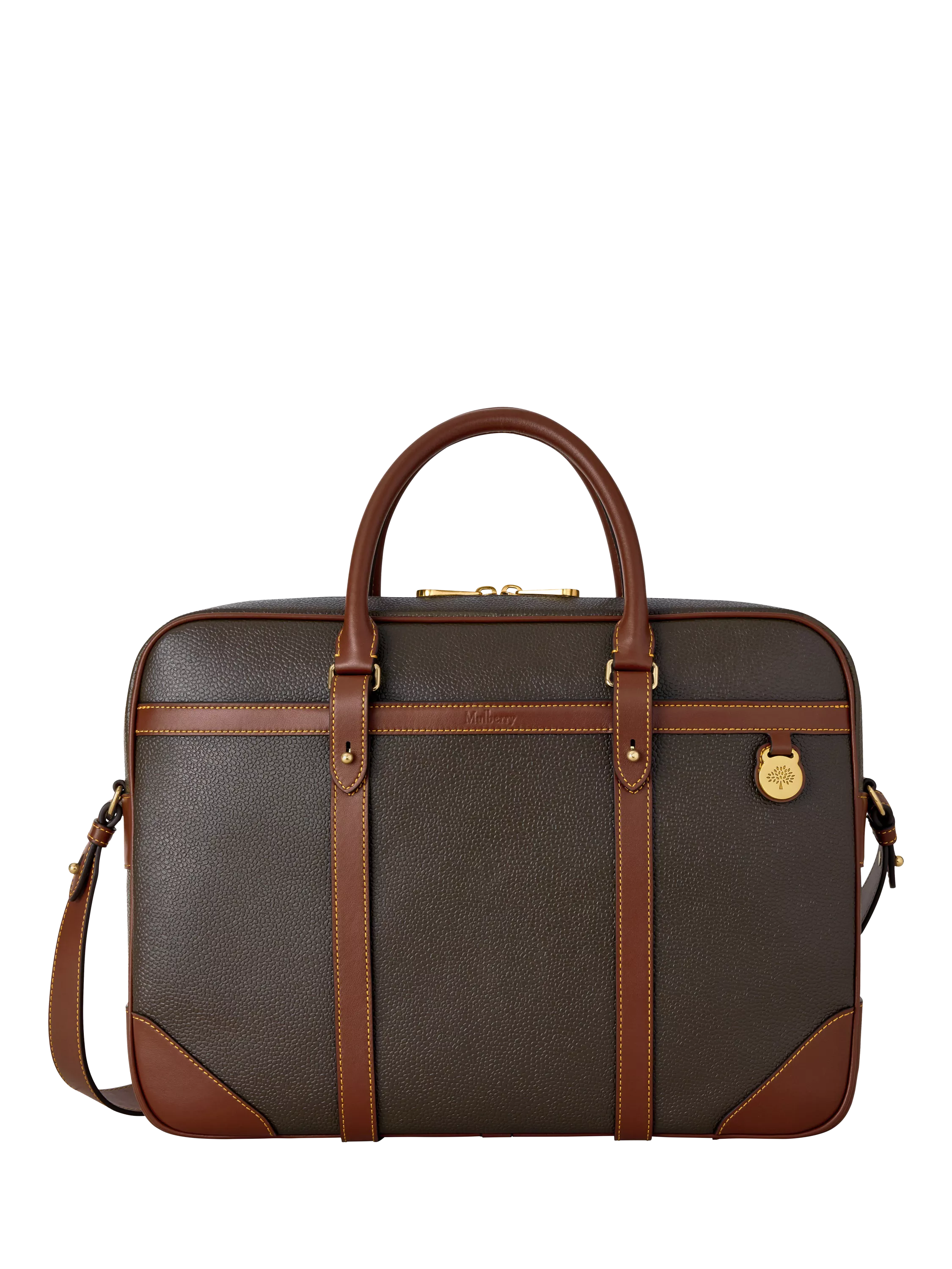 Mulberry Scotchgrain Heritage Briefcase