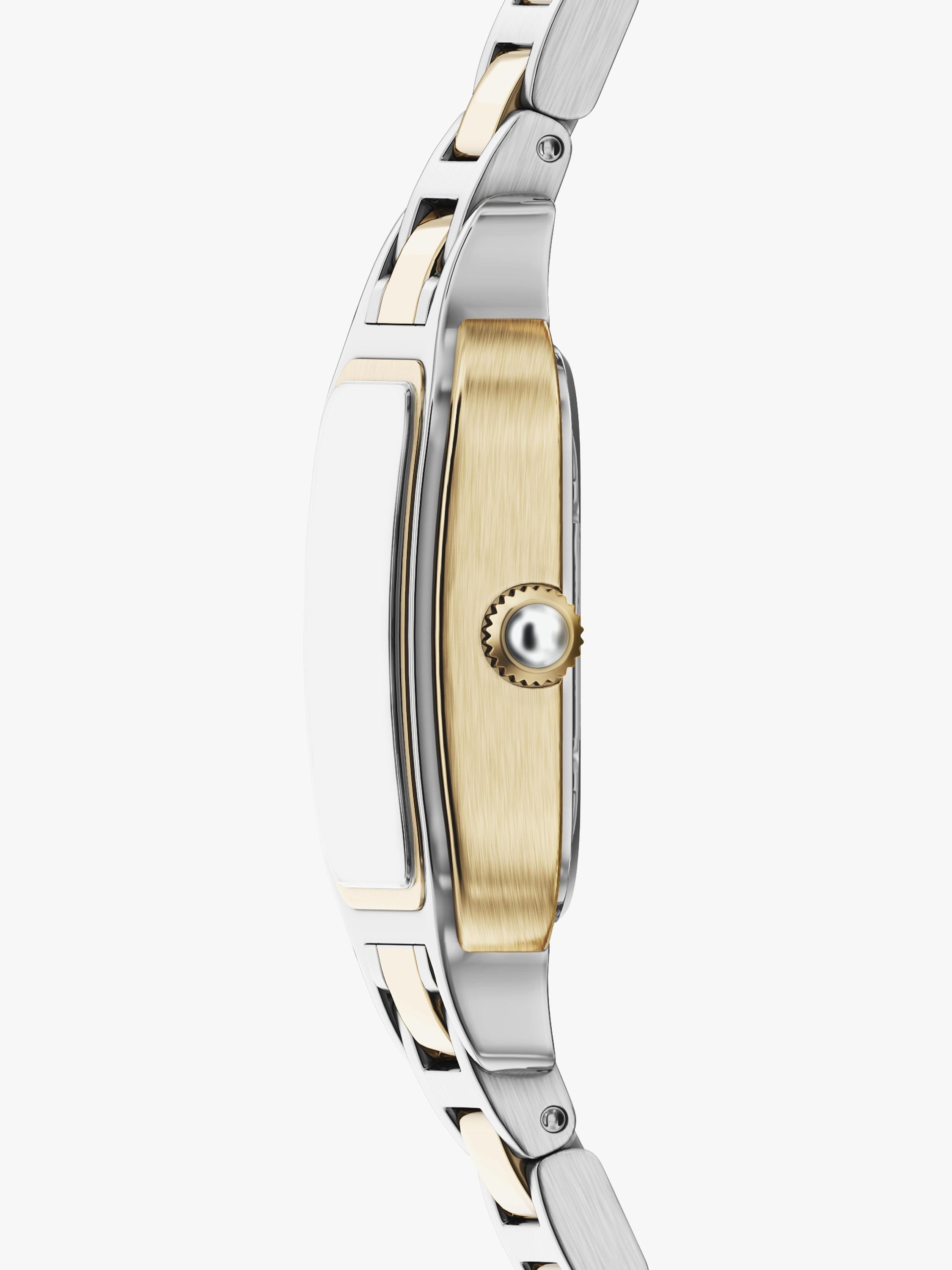 Emporio Armani mother of pearl dial two-tone watch UK version