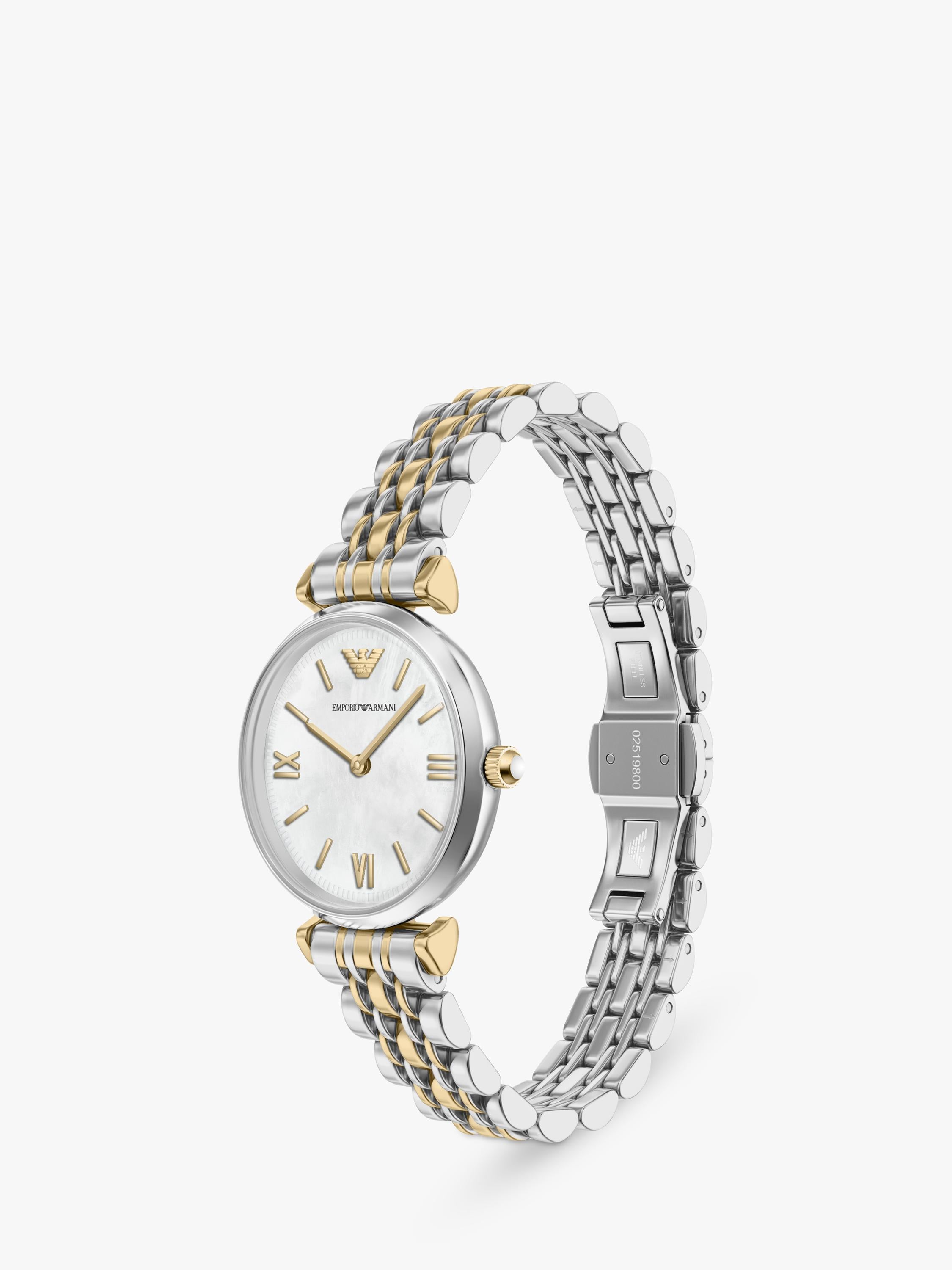 Emporio Armani AR11769 two-tone watch 28mm (British brand)