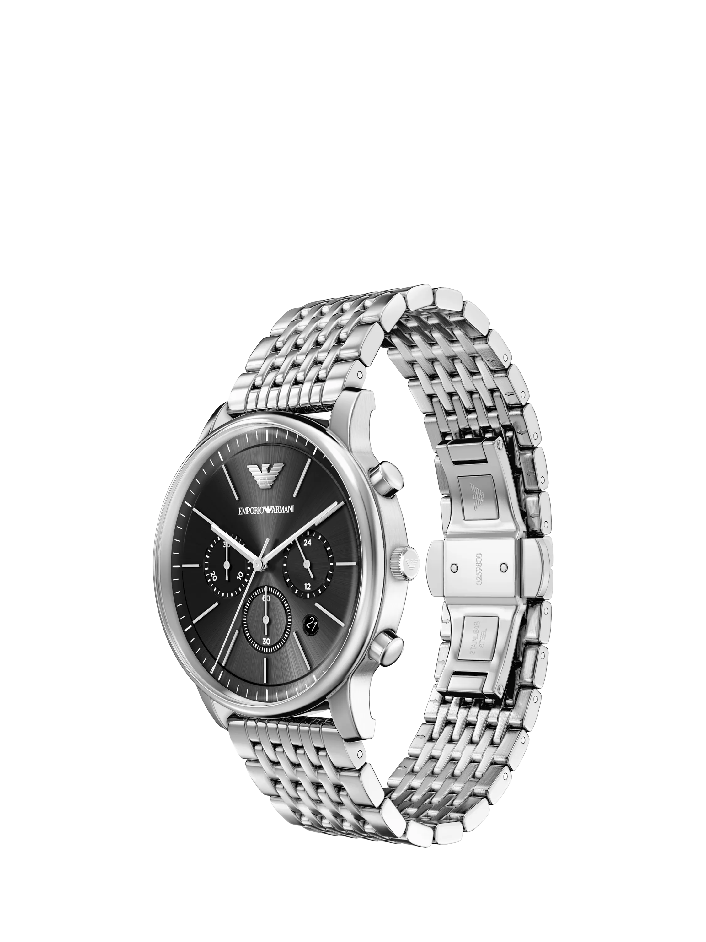 Emporio Armani men's chronograph watch 42mm, UK version
