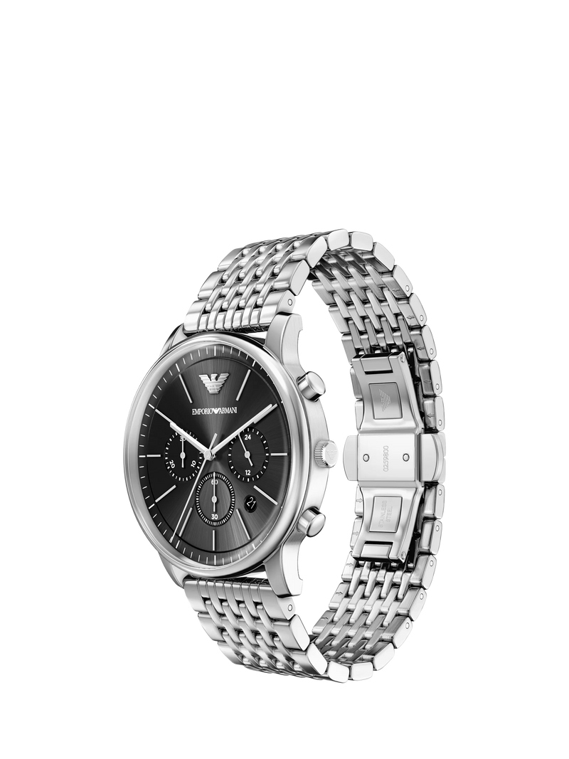 Emporio Armani men's chronograph watch 42mm, UK version