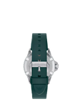 Emporio Armani World Explorer solar watch green silicone strap 42mm, imported from the UK
