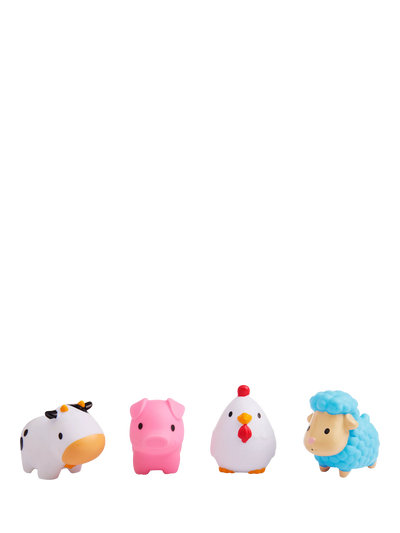 John Lewis Munchkin Squirtin Barn Friends Bath Squirters Pack of 4- Buy online at McGrocer