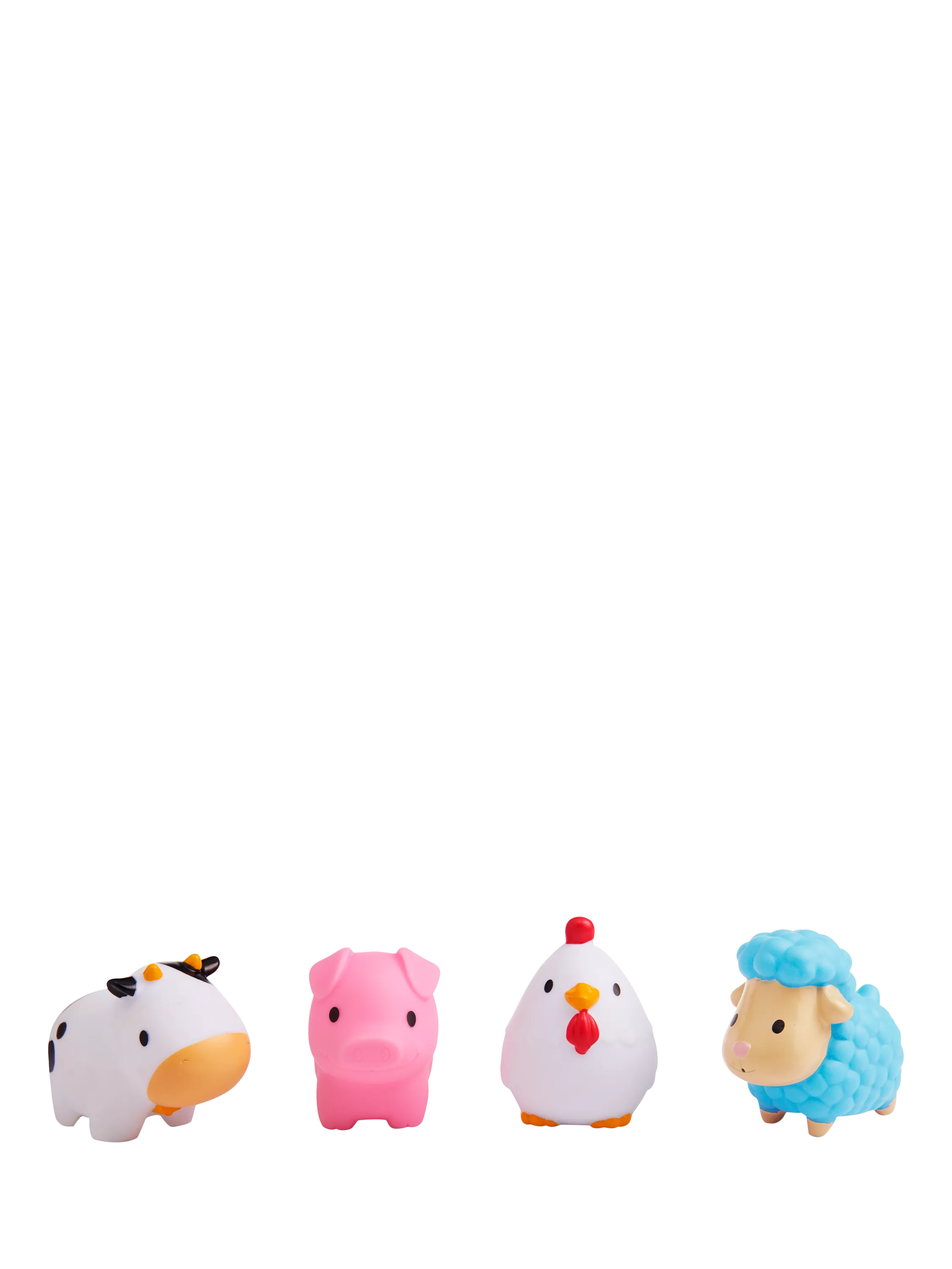 Munchkin Barn Friends bath squirters pack of 4, imported from the UK