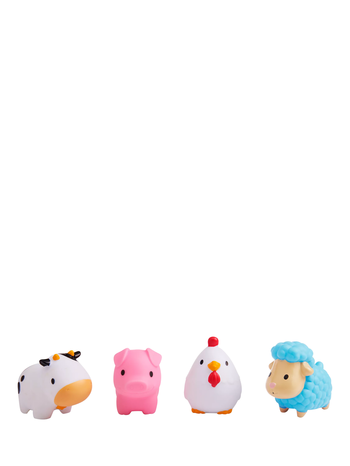 Munchkin Barn Friends bath squirters pack of 4, imported from the UK