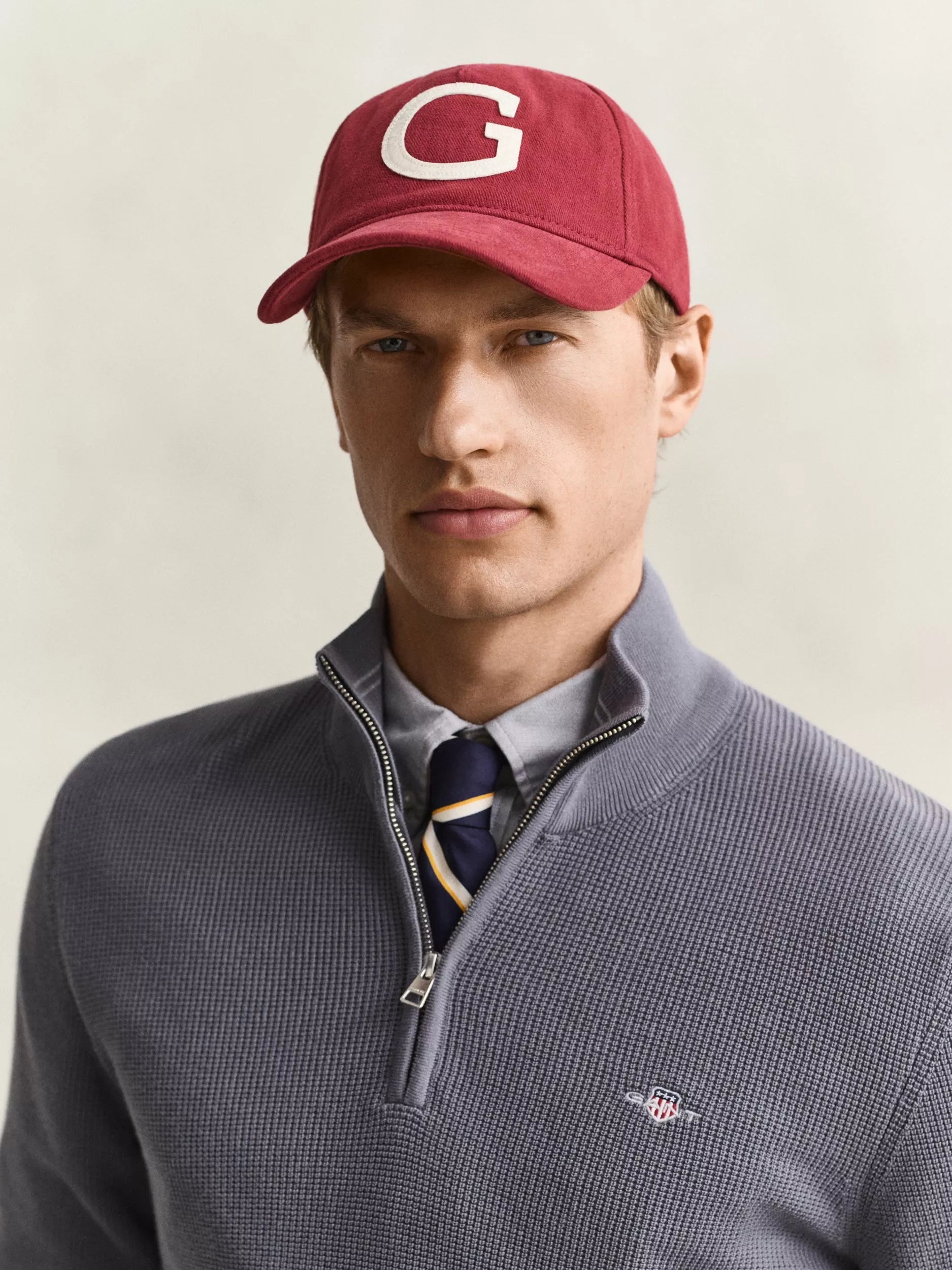 GANT G Badge baseball cap warm spice, UK version