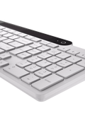 Lenovo self-charging wireless keyboard white (British brand)