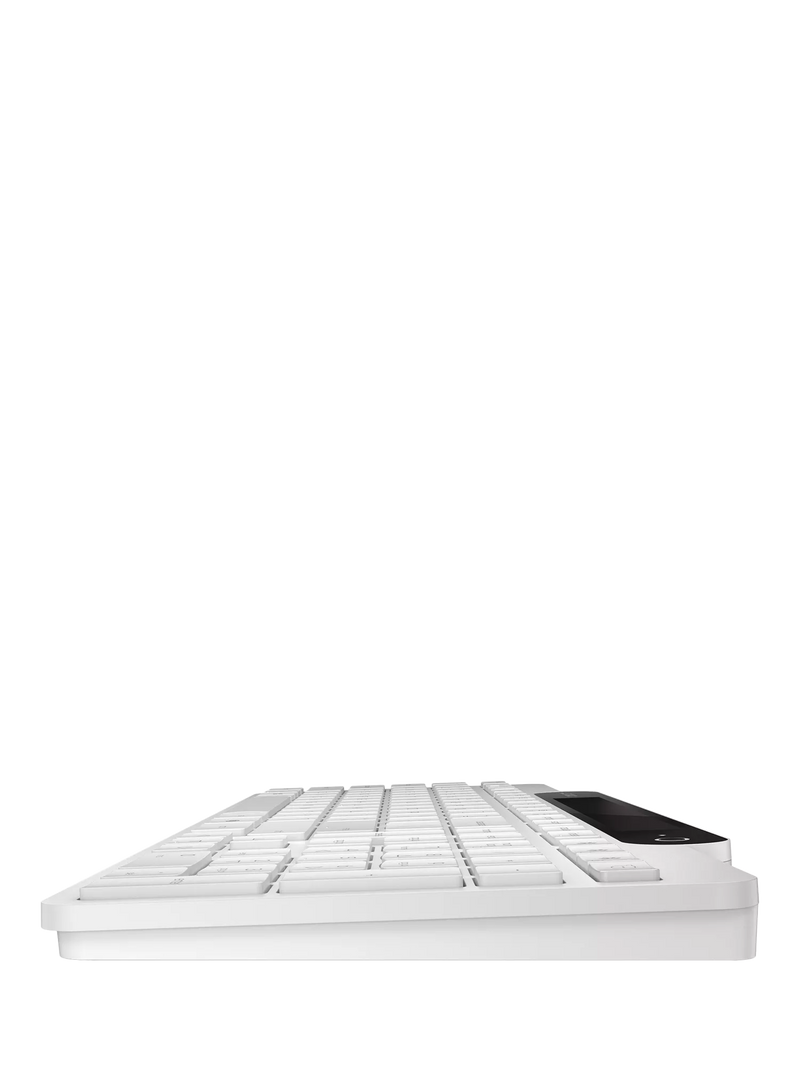 Lenovo self-charging wireless keyboard white (British brand)
