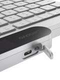 Lenovo self-charging wireless keyboard white (British brand)