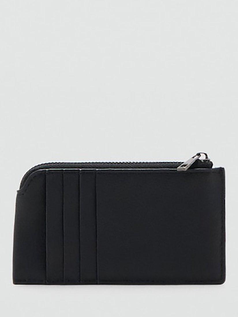 Mango black zip around purse compact, imported from the UK