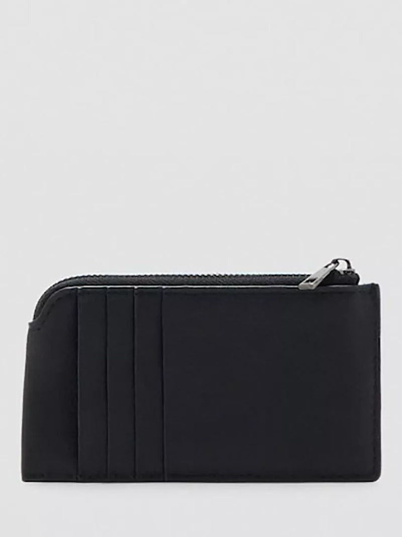 Mango black zip around purse compact, imported from the UK