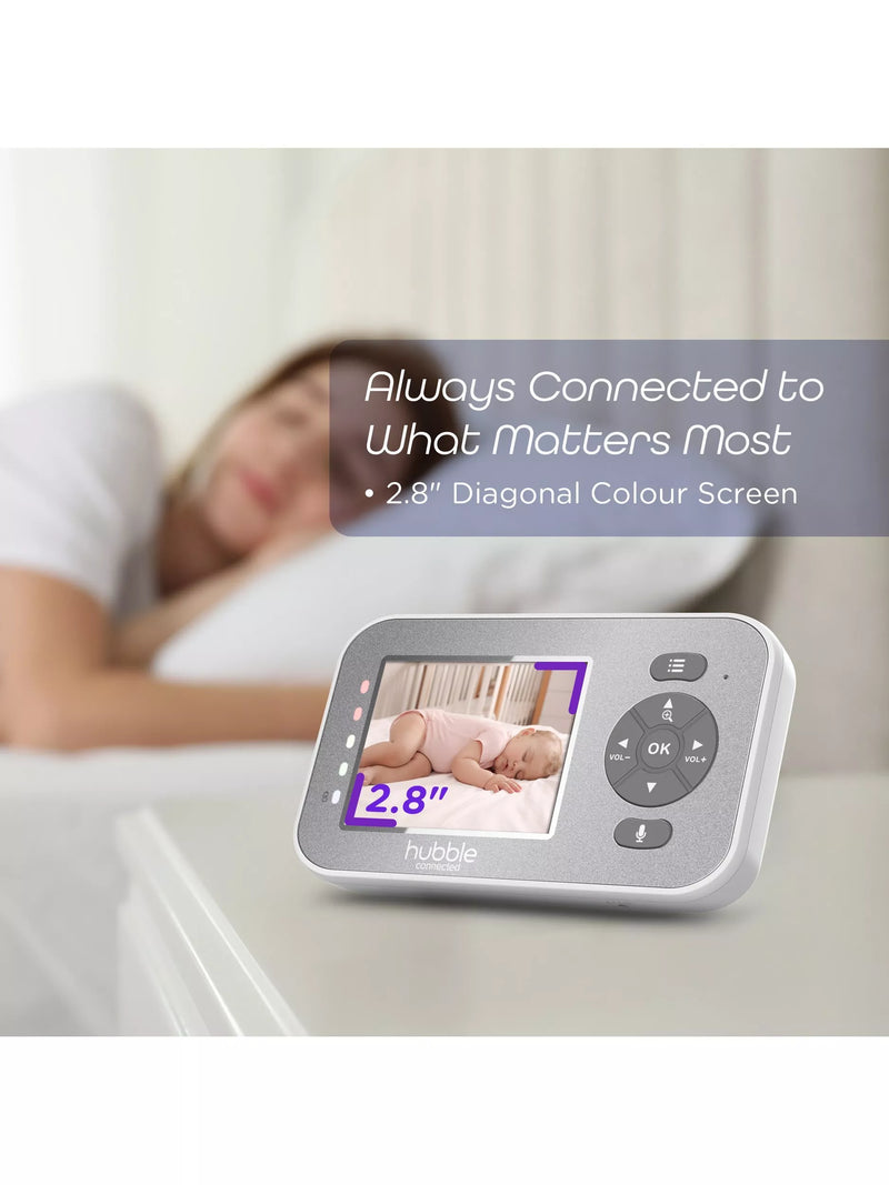 Hubble Nursery Explore 2.8 inch video baby monitor - British product
