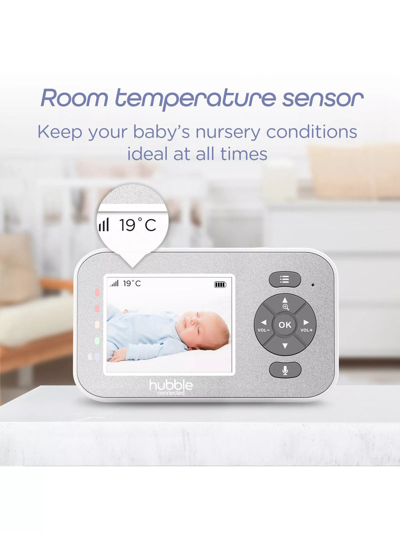 Hubble Nursery Explore 2.8 inch video baby monitor - British product