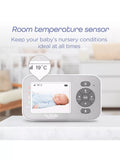 Hubble Nursery Explore 2.8 inch video baby monitor - British product