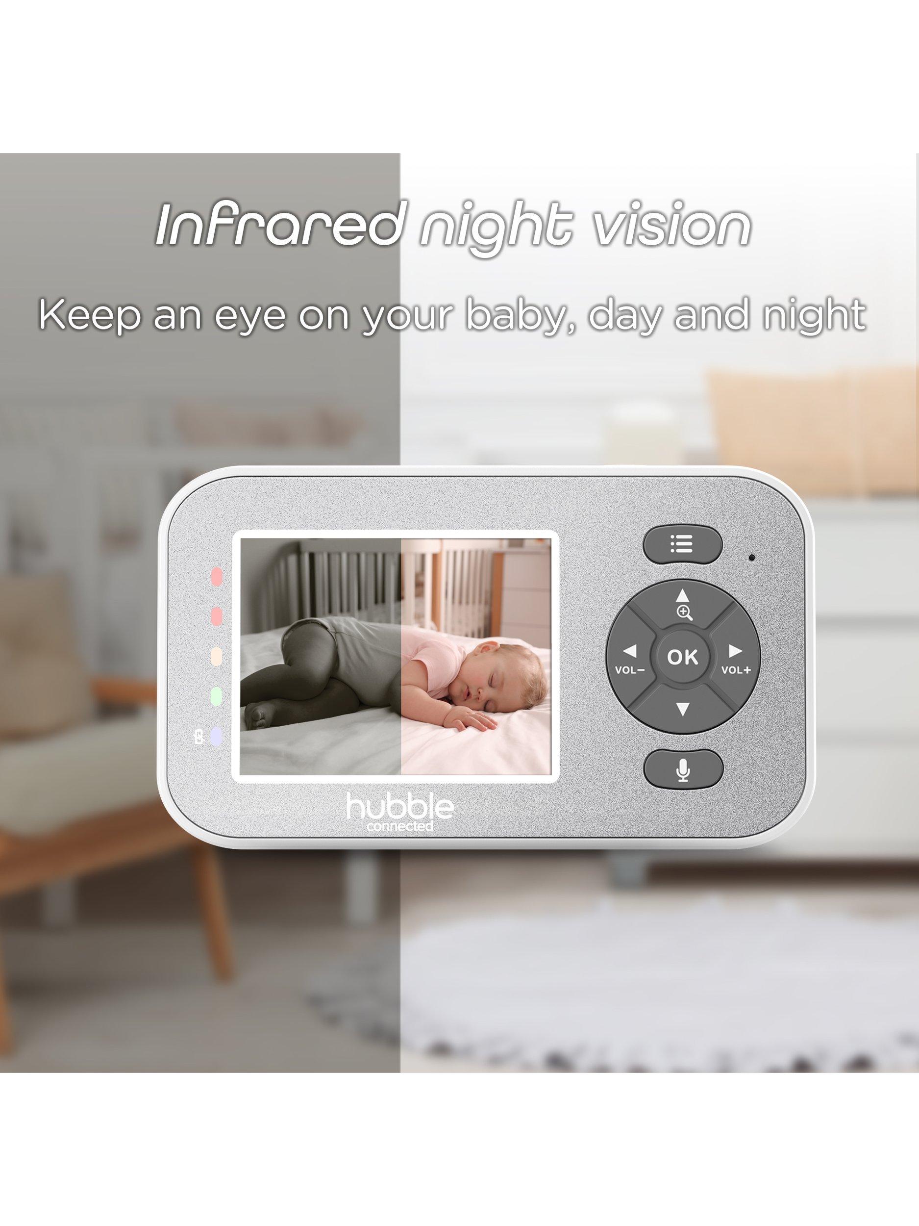 Hubble Nursery Explore 2.8 inch video baby monitor - British product