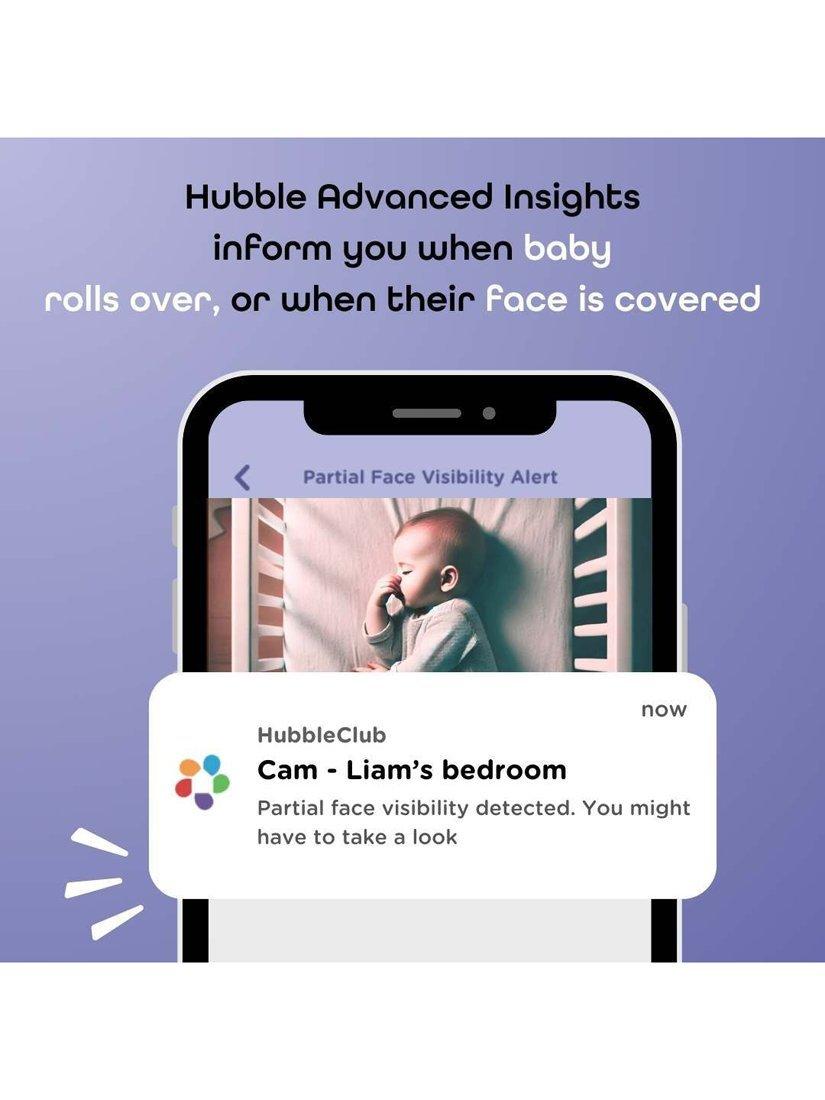Hubble Connect Go smart video baby monitor with 2K night vision - British product