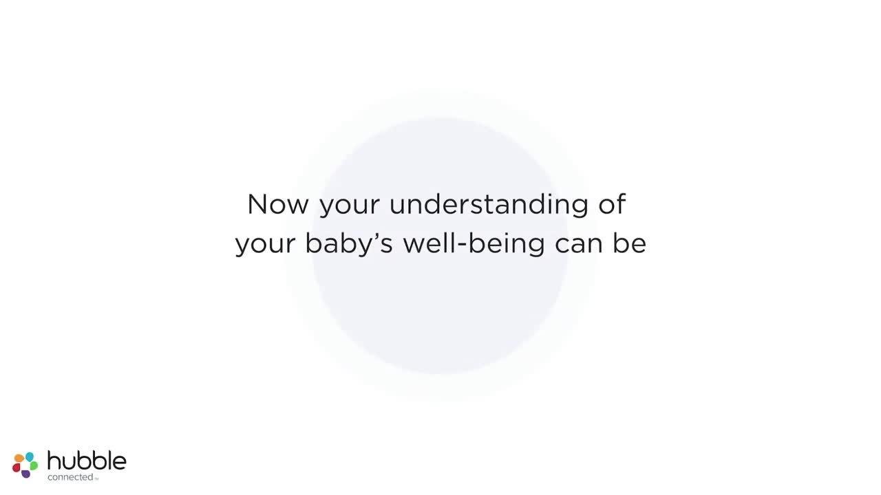 Hubble Connect Go smart video baby monitor with 2K night vision - British product