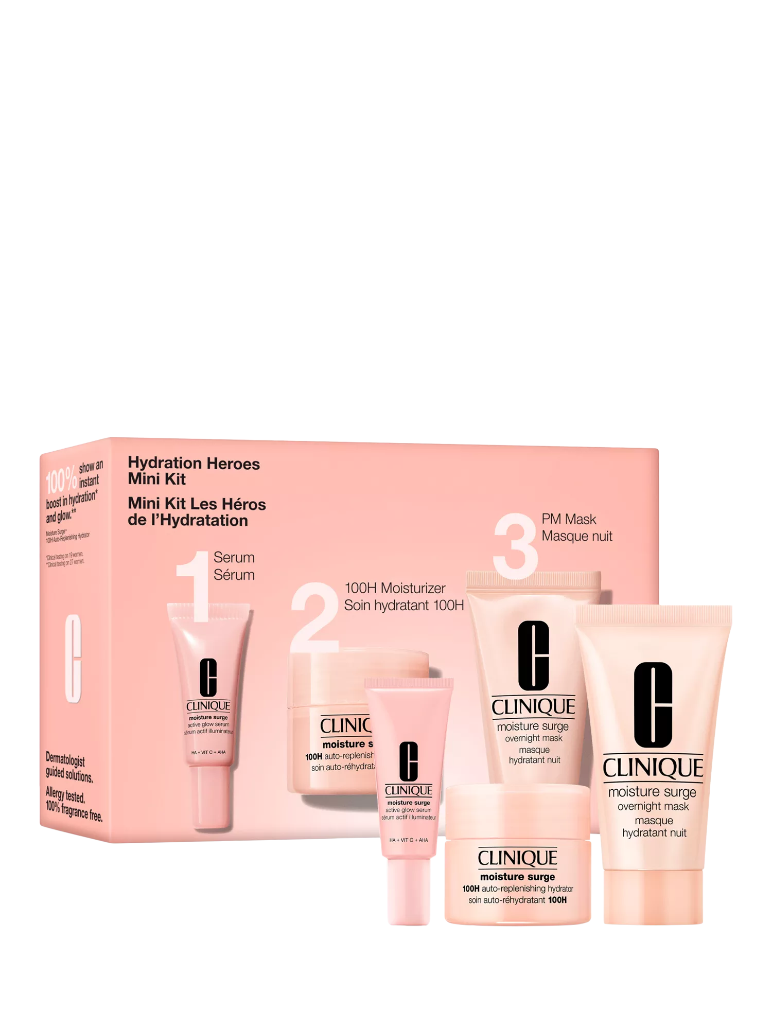 Clinique Hydration Heroes Mini skincare gift set, UK version