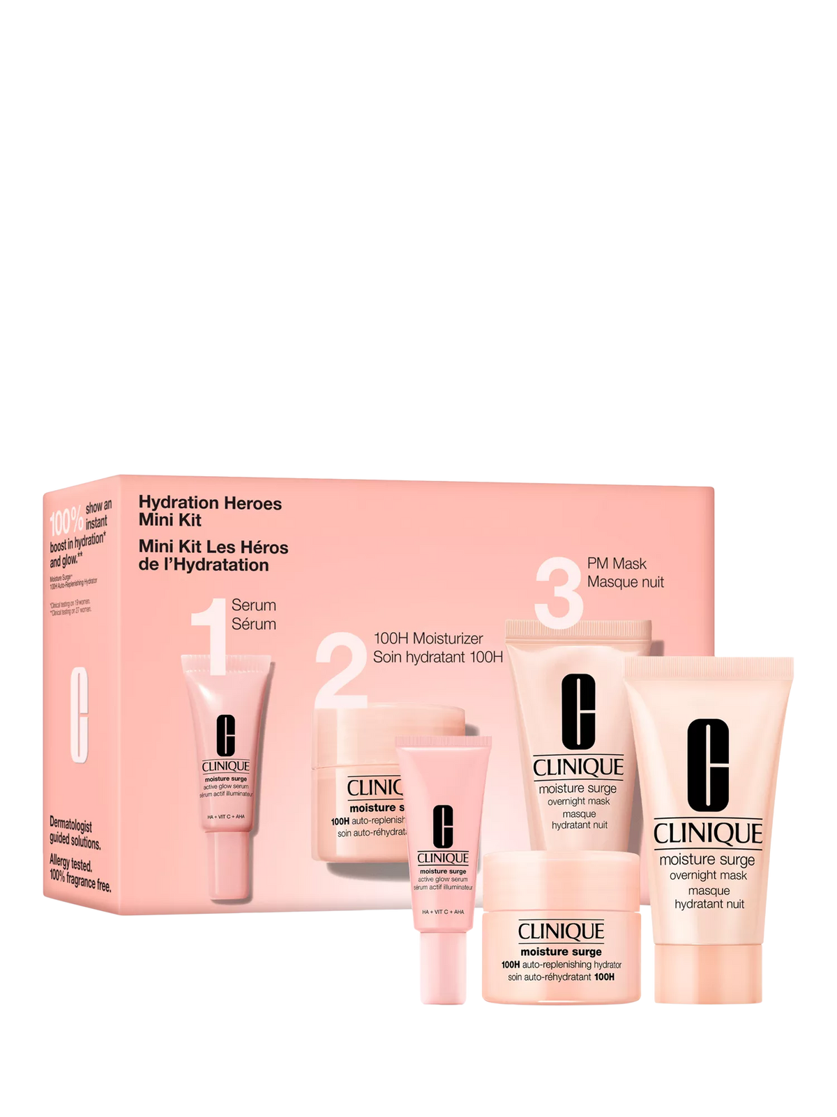 Clinique Hydration Heroes Mini skincare gift set, UK version