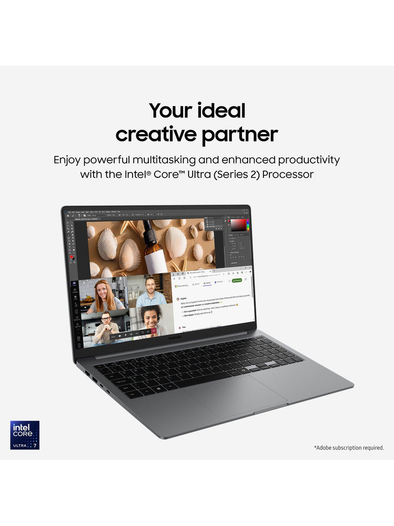 Samsung Galaxy Book5 15.6 Full HD laptop Titan Grey, UK version