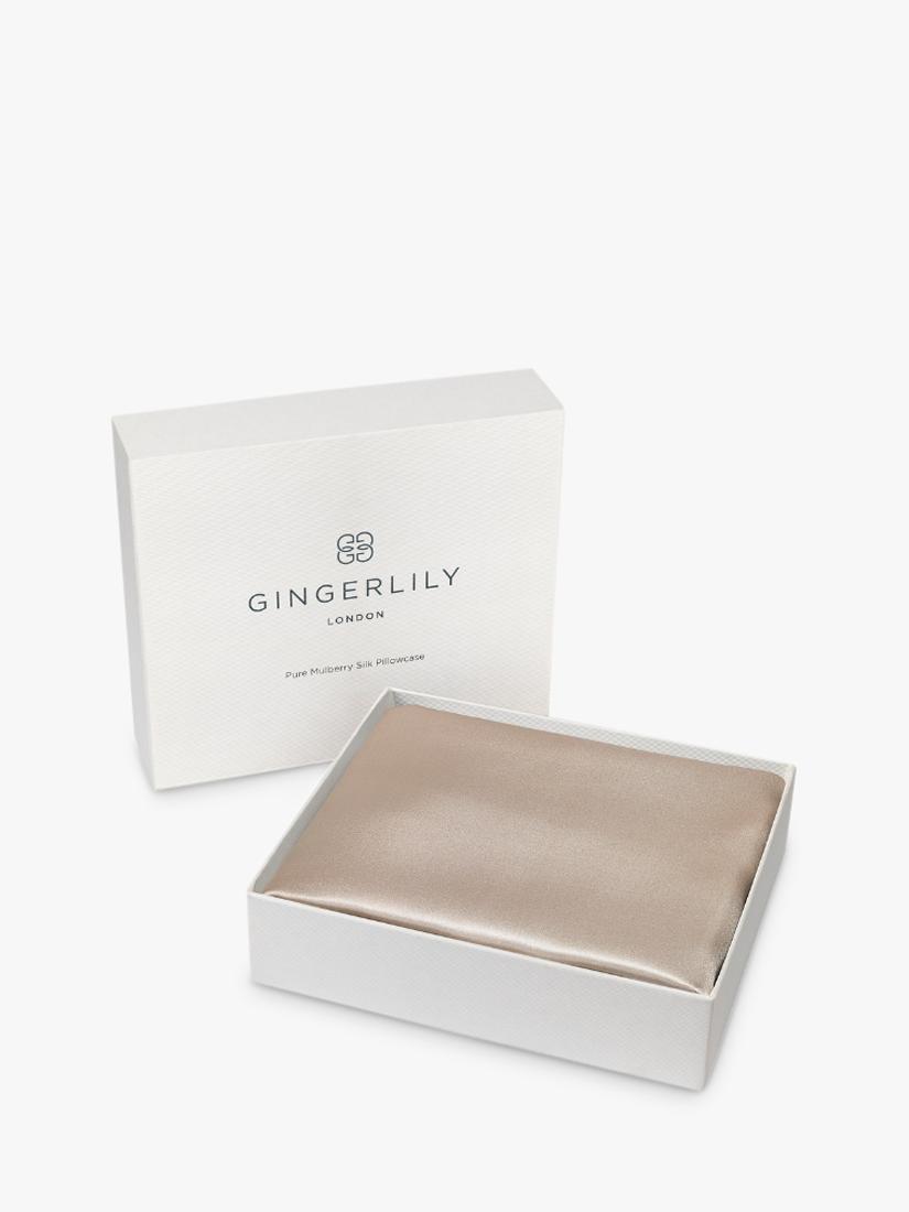 Gingerlily silk standard pillowcase 50x75cm (British brand)