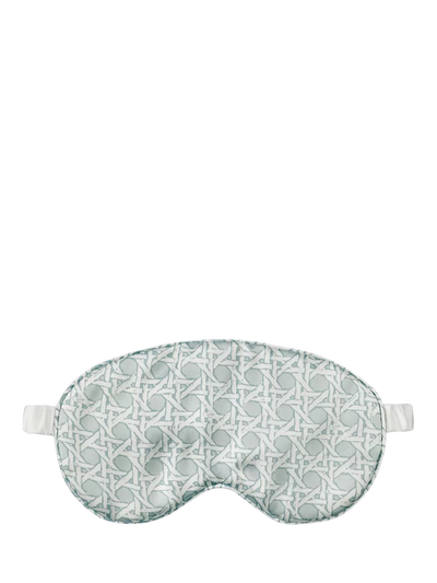 John Lewis Gingerlily Rattan Silk Eye Mask in Pouch- Buy online at McGrocer