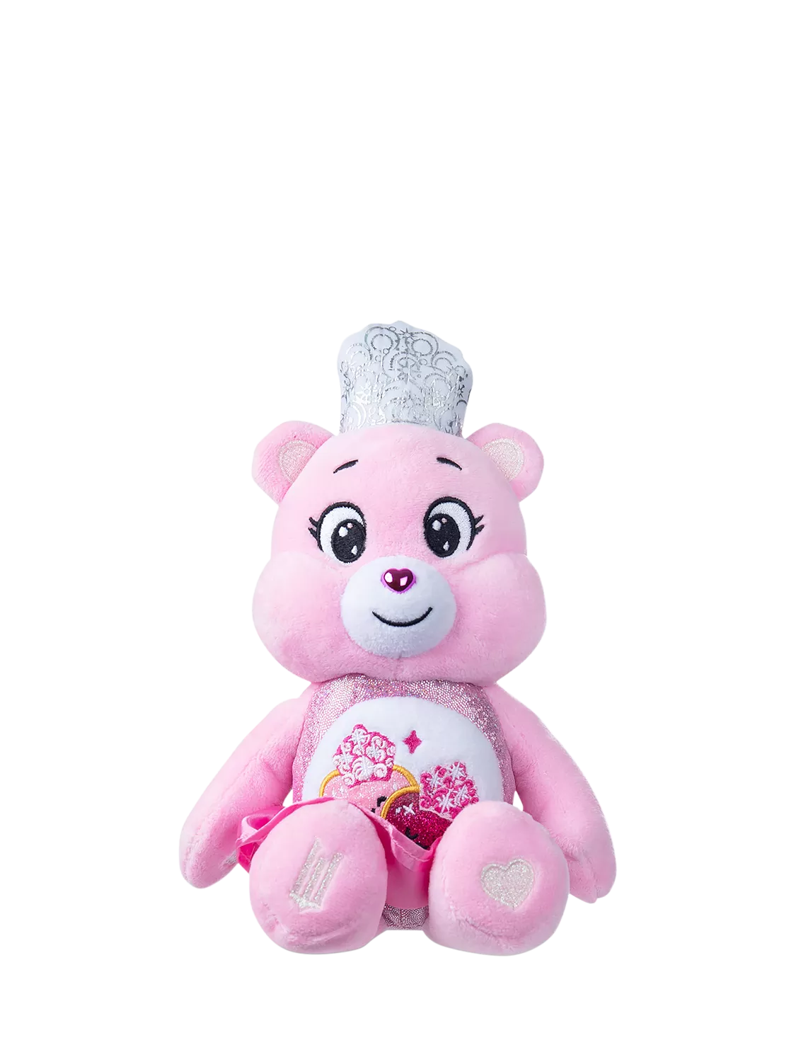 Care Bears plush toy Love-a-Lot Bear as Glinda 22cm, UK version