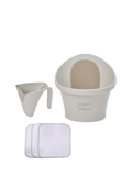Shnuggle baby bath bundle in Cookies & Cream - British product