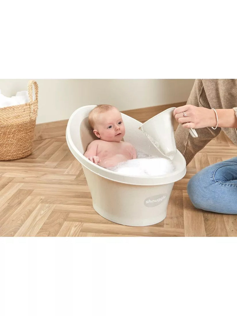 Shnuggle baby bath bundle in Cookies & Cream - British product