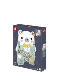 Janod bear busy board activity toy, imported from the UK