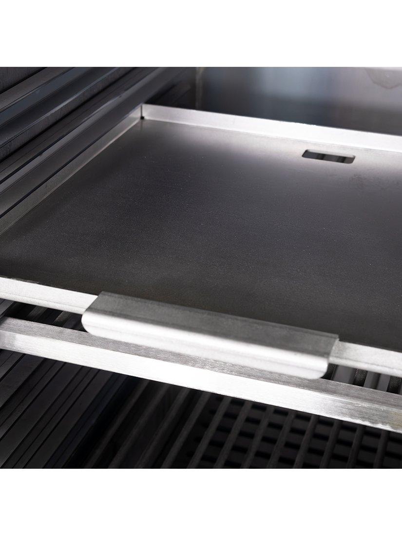 Bertha stainless steel plancha for outdoor charcoal oven (British brand)