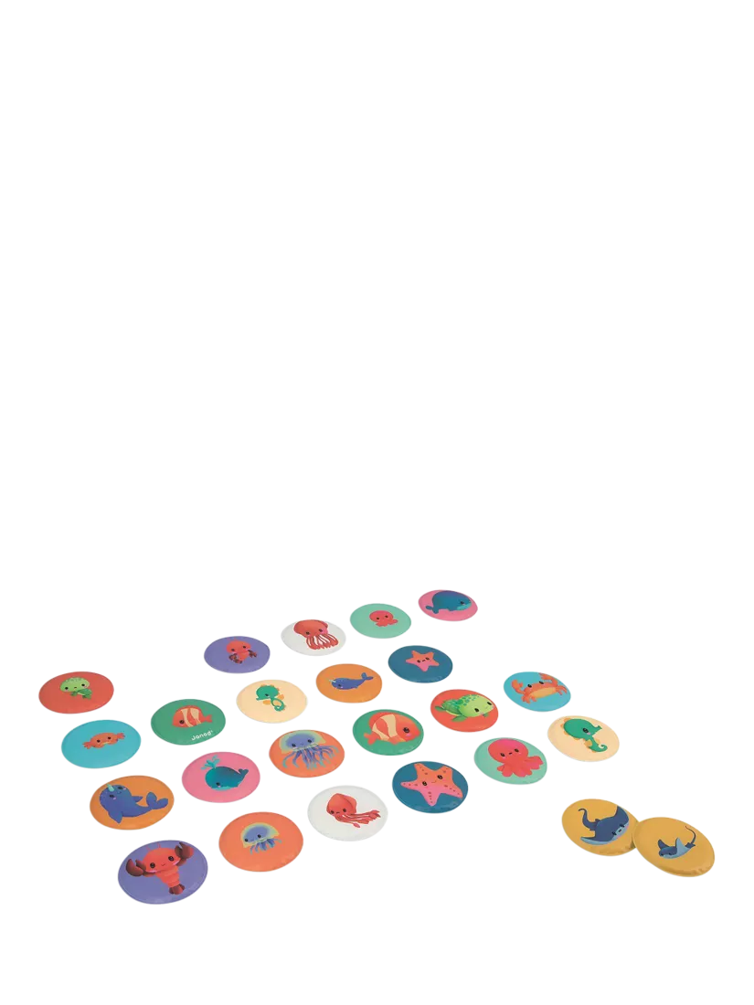 Janod baby animals bath memory game foam pieces - British product
