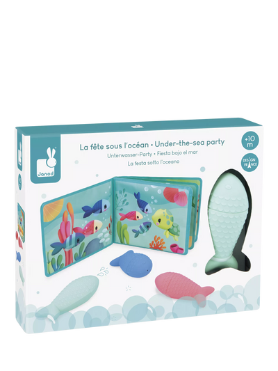 John Lewis Janod Under the Sea Party Baby Book Bath Toy- Buy online at McGrocer