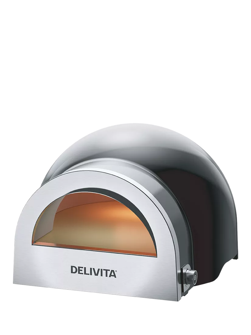 DeliVita Flow Dual Fuel Pizza Oven, Black