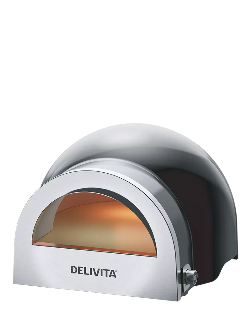 DeliVita Flow Dual Fuel Pizza Oven, Black