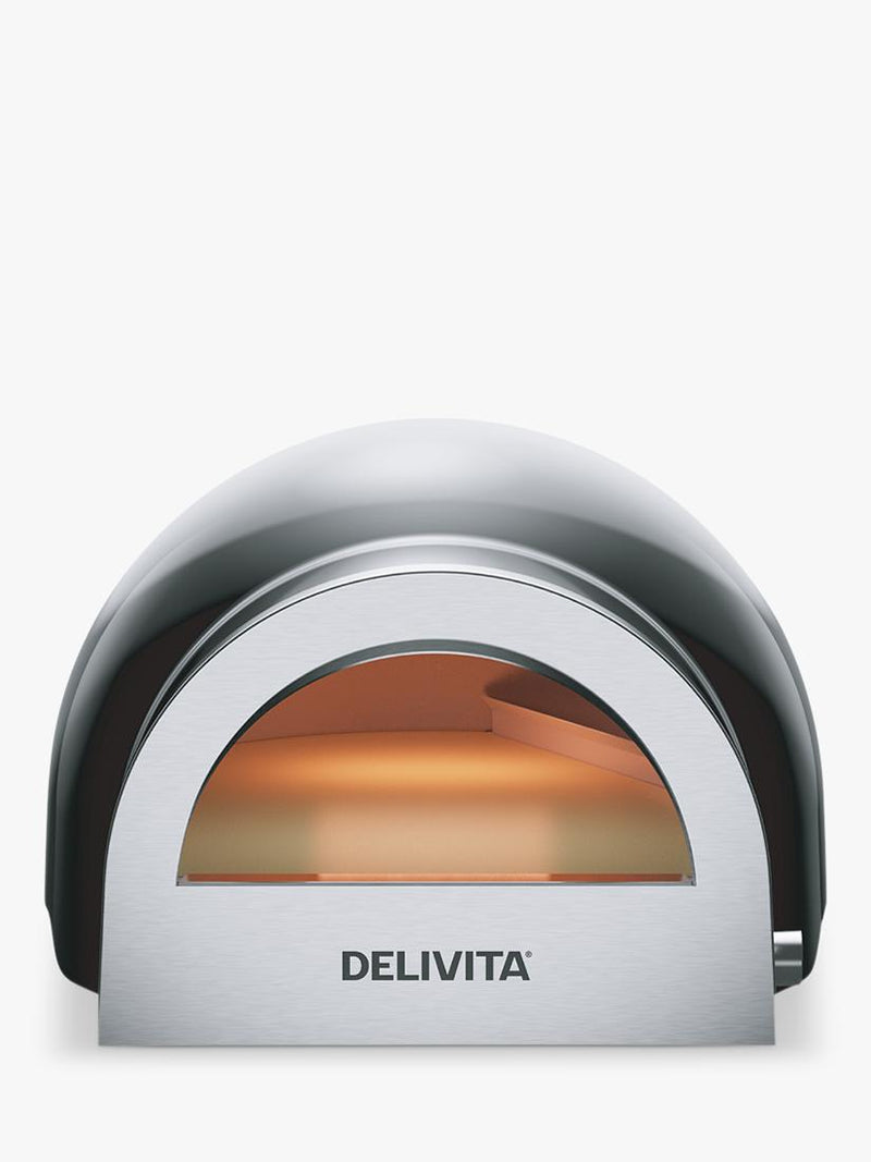 DeliVita dual fuel pizza oven red imported from the UK