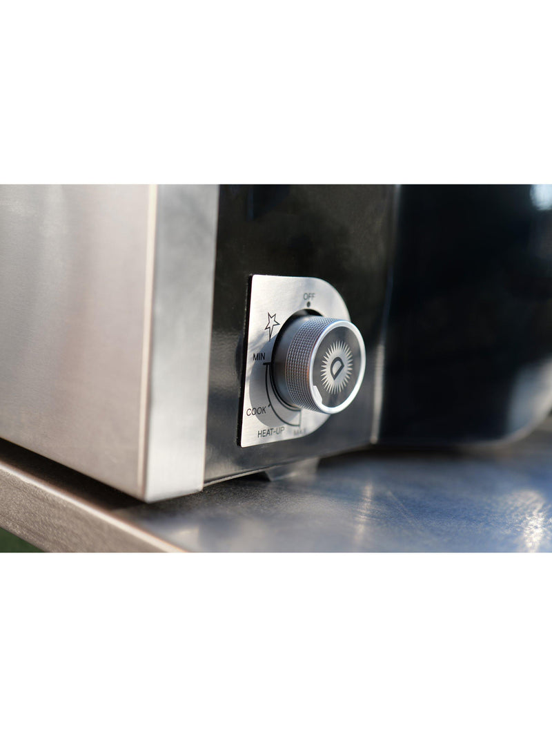 DeliVita dual fuel pizza oven red imported from the UK