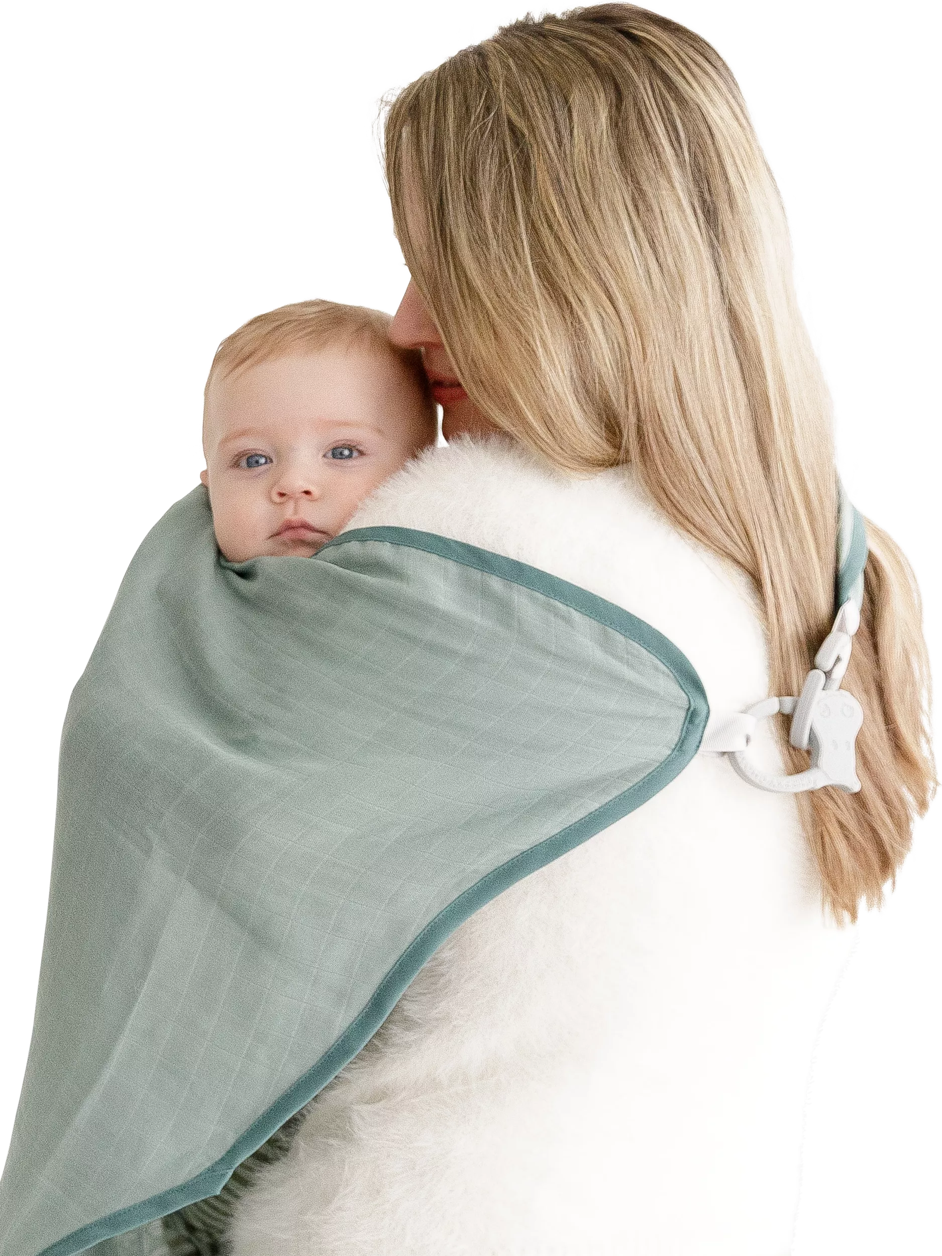 Cheeky Chompers breastfeeding cover in khaki, imported from the UK