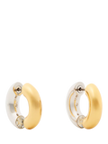 kate spade new york two tone hoop earrings silver gold, UK version