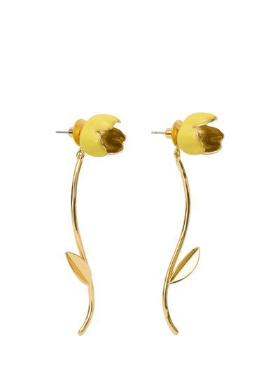 John Lewis kate spade new york Floral Drop Earrings Yellow- Buy online at McGrocer