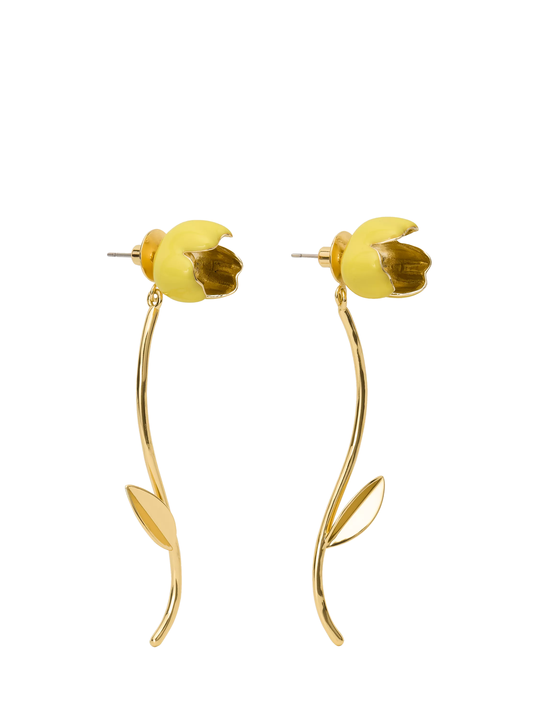 kate spade new york Floral Drop Earrings, Yellow