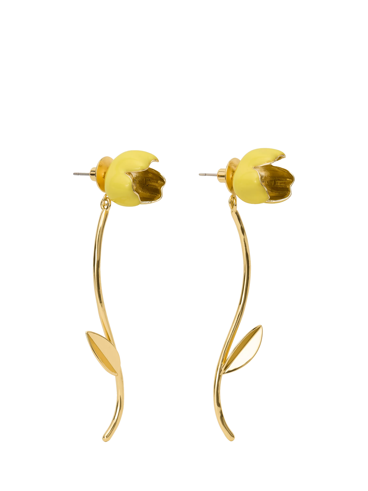 kate spade new york Floral Drop Earrings, Yellow