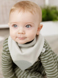 Cheeky Chompers Neckerchew dribble bib khaki (British brand)