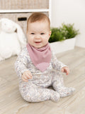 Cheeky Chompers dribble bib pink - British product