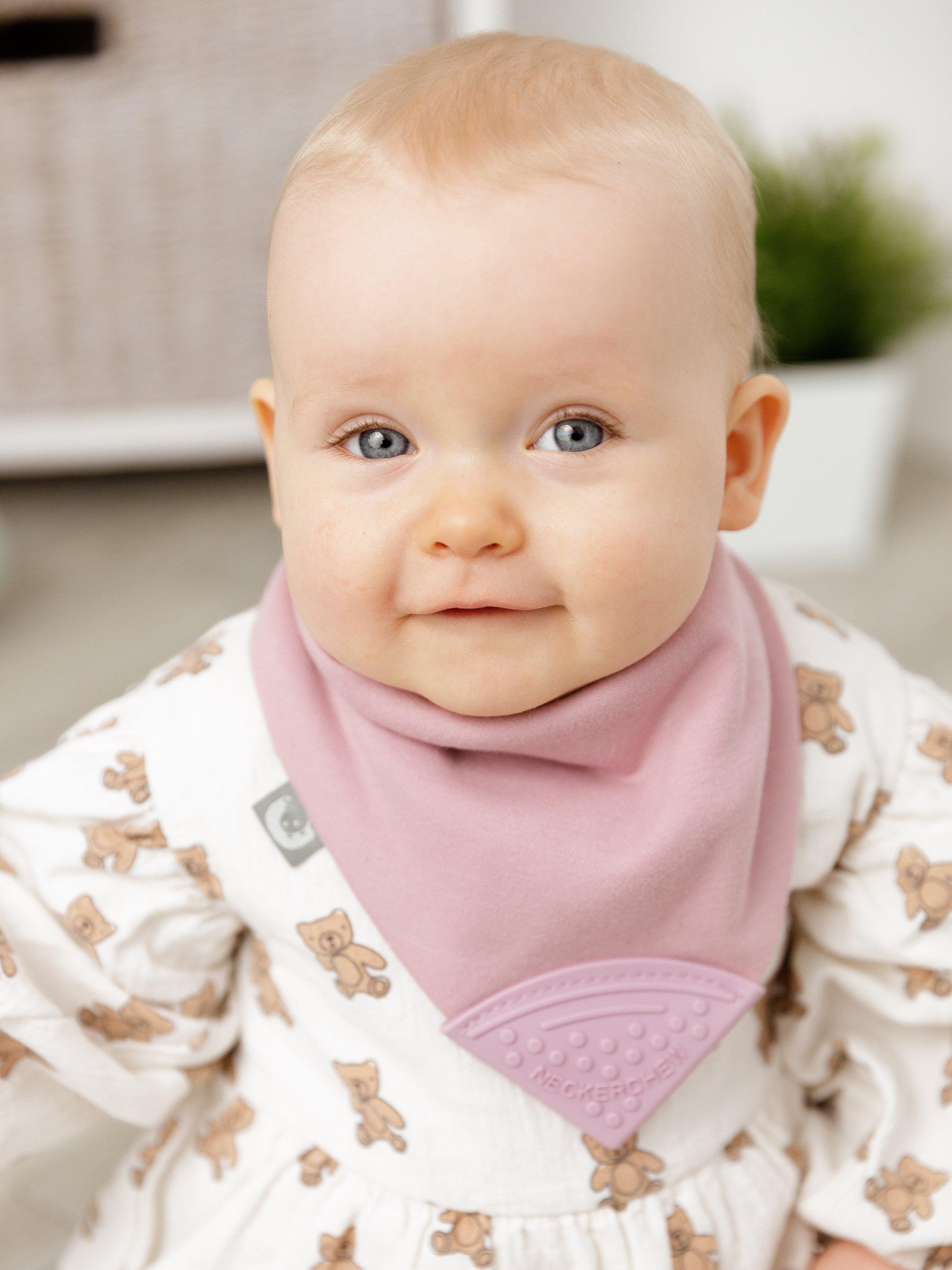 Cheeky Chompers dribble bib pink - British product