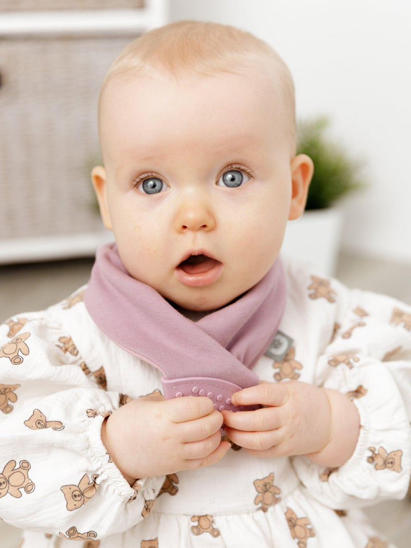 Cheeky Chompers dribble bib pink - British product