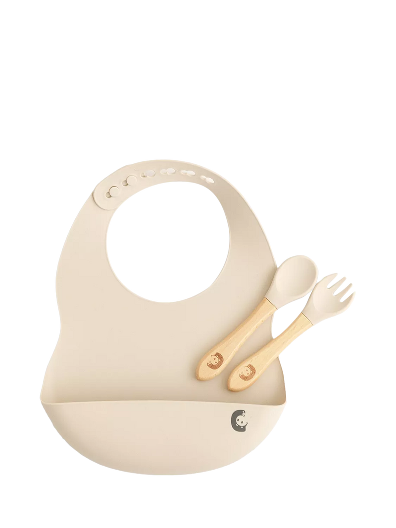 Cheeky Chompers weaning set sand 6-piece, UK version