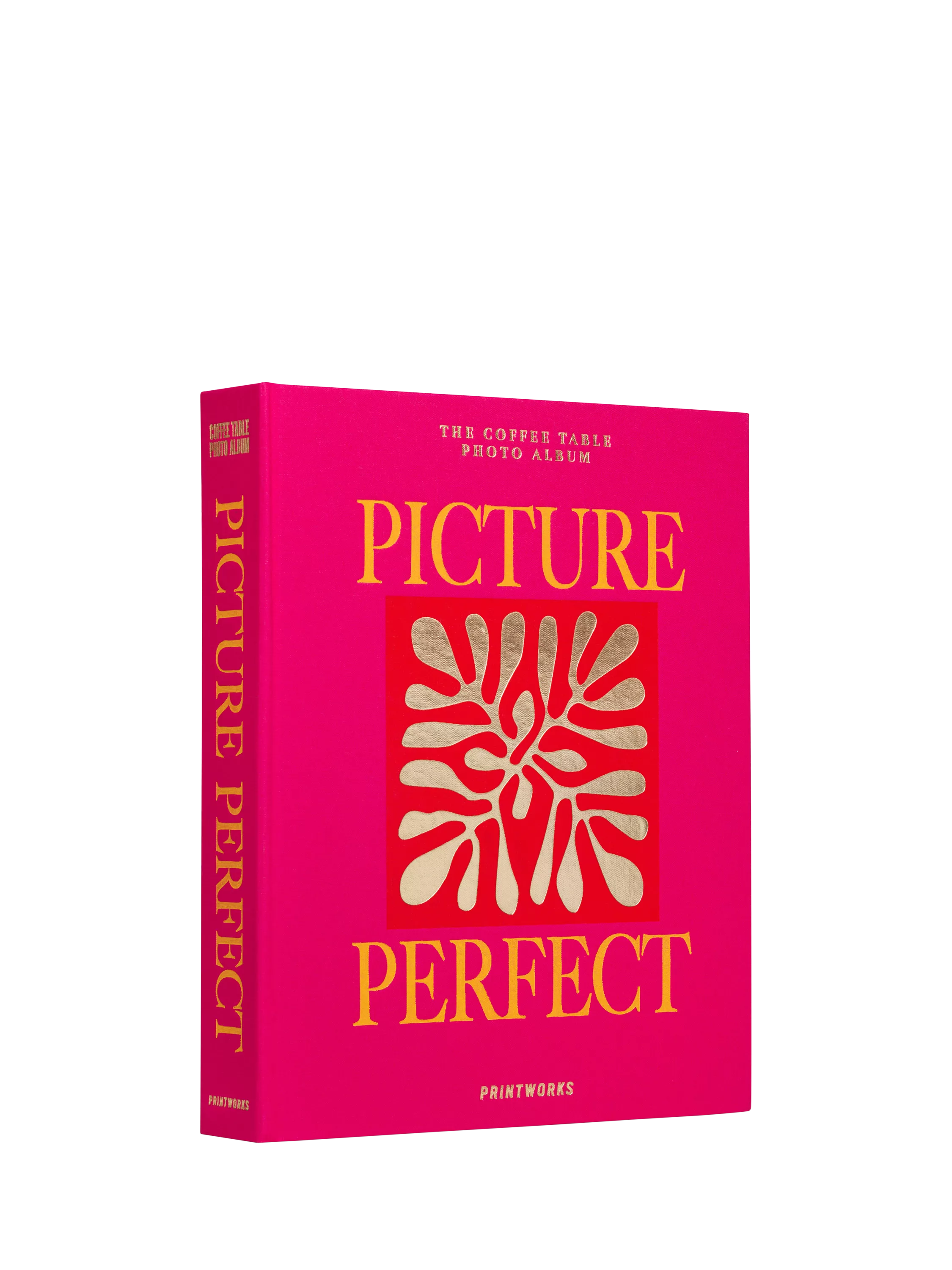 PRINTWORKS Picture Perfect coffee table photo album in pink - British product
