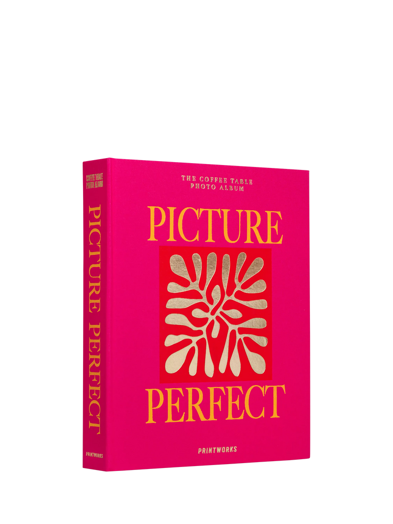 PRINTWORKS Picture Perfect coffee table photo album in pink - British product